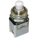 APEM 1200 Series Momentary Push Button Switch Panel Mount 12.2 mm Cutout SPST 1212C WHITE