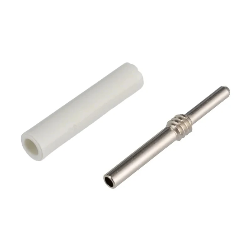 Johnson Components White Male Test Socket 2 mm Connector Solder Termination 10A Nickel Plating 105-0771-001
