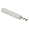 Johnson Components White Male Test Socket 2 mm Connector Solder Termination 10A Nickel Plating 105-0771-001