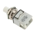 APEM 1200 Series White Momentary Panel Push Button Switch, 12.2 mm Cutout, SPST, 24 V dc 250 V ac 1213C WHITE