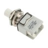 APEM 1200 Series White Momentary Panel Push Button Switch, 12.2 mm Cutout, SPST, 24 V dc 250 V ac 1213C WHITE