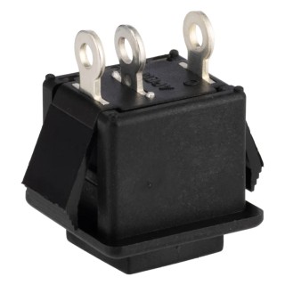 APEM 1400N Series Panel Mount Momentary Push Button Switch, Black Actuator, SPDT, IP65, 16.5 mm Cutout 1415NC BLACK