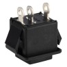 APEM 1400N Series Panel Mount Momentary Push Button Switch, Black Actuator, SPDT, IP65, 16.5 mm Cutout 1415NC BLACK