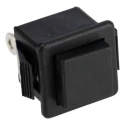 APEM 1400N Series Panel Mount Momentary Push Button Switch, Black Actuator, SPDT, IP65, 16.5 mm Cutout 1415NC BLACK