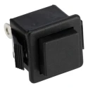 APEM 1400N Series Panel Mount Momentary Push Button Switch, Black Actuator, SPDT, IP65, 16.5 mm Cutout 1415NC BLACK