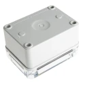 Fibox Piccolo Series Grey Transparent Lid Polycarbonate Enclosure IP67, IP66, IK08 65mm x 110mm x 80mm 
