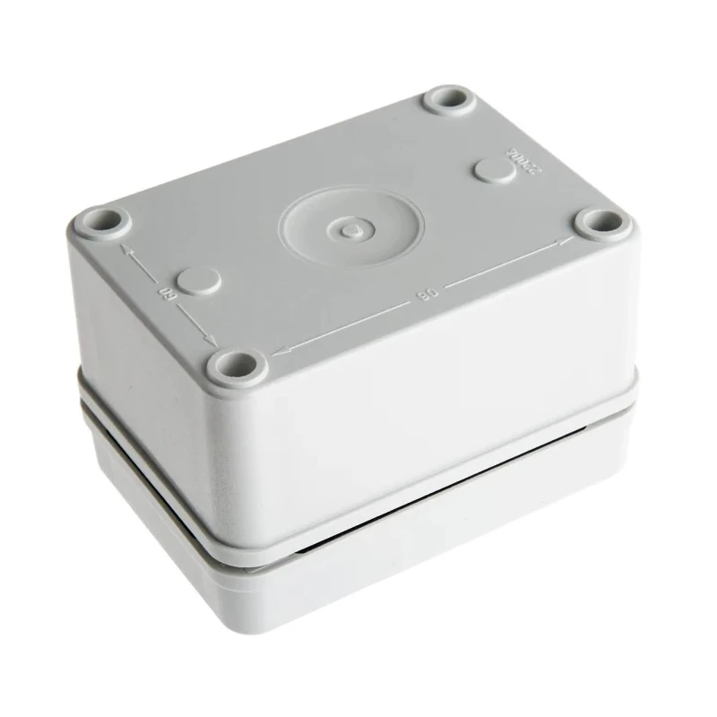 Fibox Piccolo Series Grey Grey Lid Polycarbonate Enclosure IP66 IP67 IK08 65 mm x 110 mm x 80 mm PC B 65 G ENCLOSURE