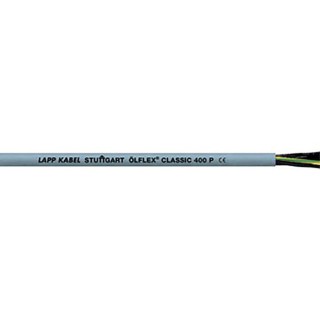 Lapp ÖLFLEX CLASSIC 400 P Control Cable, 7 Cores 16 AWG, Unscreened, 50 m, Silver Grey Polyurethane Compound 1312307