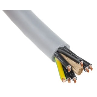 Lapp ÖLFLEX 150 Control Cable 7 Cores 15 AWG Stranded Copper Conductor Polyvinyl Chloride Grey Sheath 50m 0015307