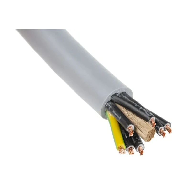 Lapp ÖLFLEX 150 Control Cable 7 Cores 15 AWG Stranded Copper Conductor Polyvinyl Chloride Grey Sheath 50m 0015307