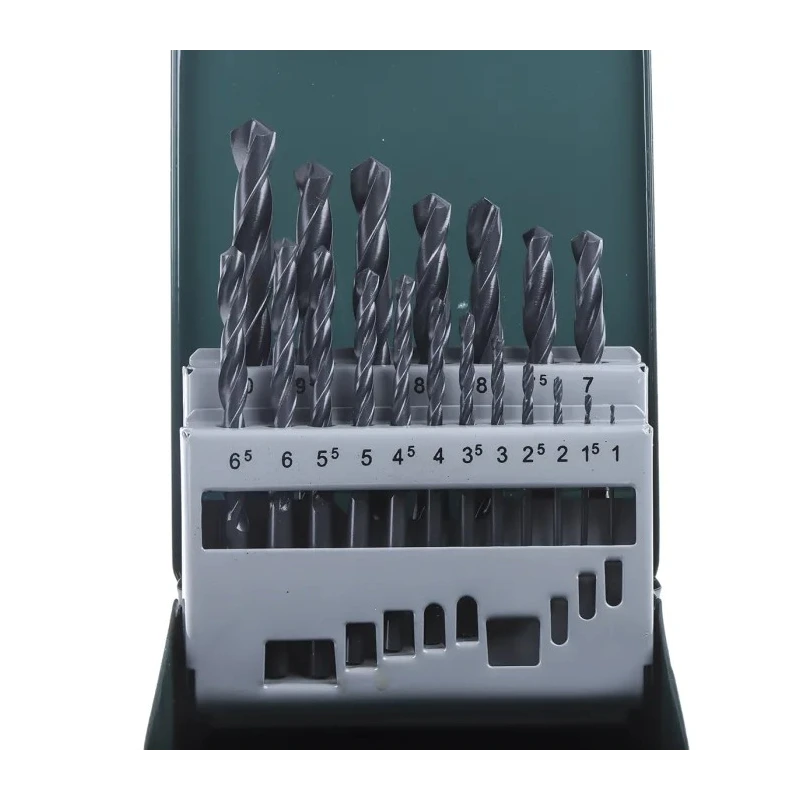 Bosch 19-Piece High Speed Steel Twist Drill Bit Set for Metal, 1 mm - 10 mm 2607019435