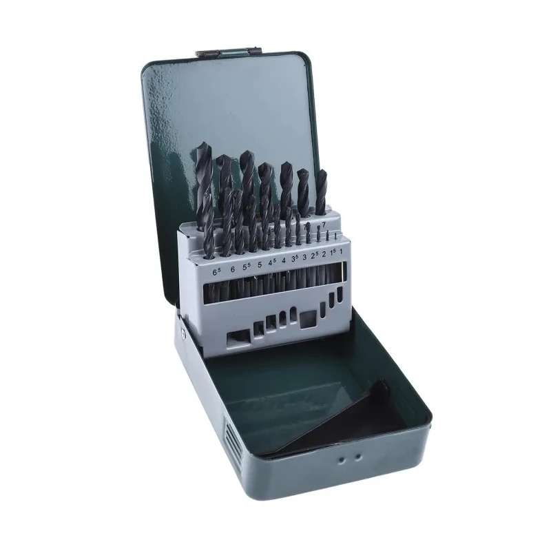 Bosch 19-Piece High Speed Steel Twist Drill Bit Set for Metal, 1 mm - 10 mm 2607019435