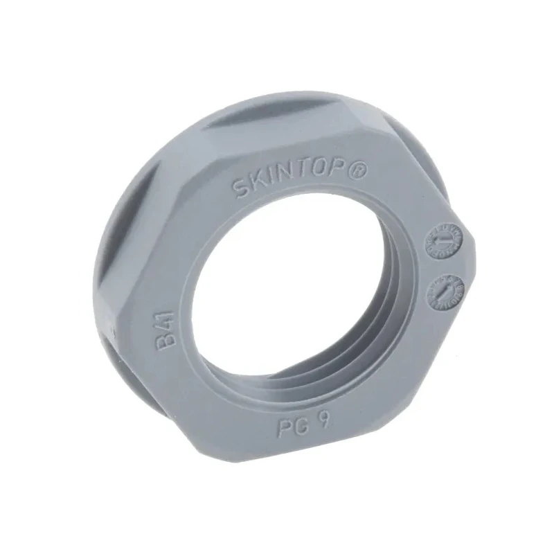 Lapp Silver Grey Fibreglass Reinforced Polyamide Cable Gland Locknut PG13.5 Thread IP68 53019010