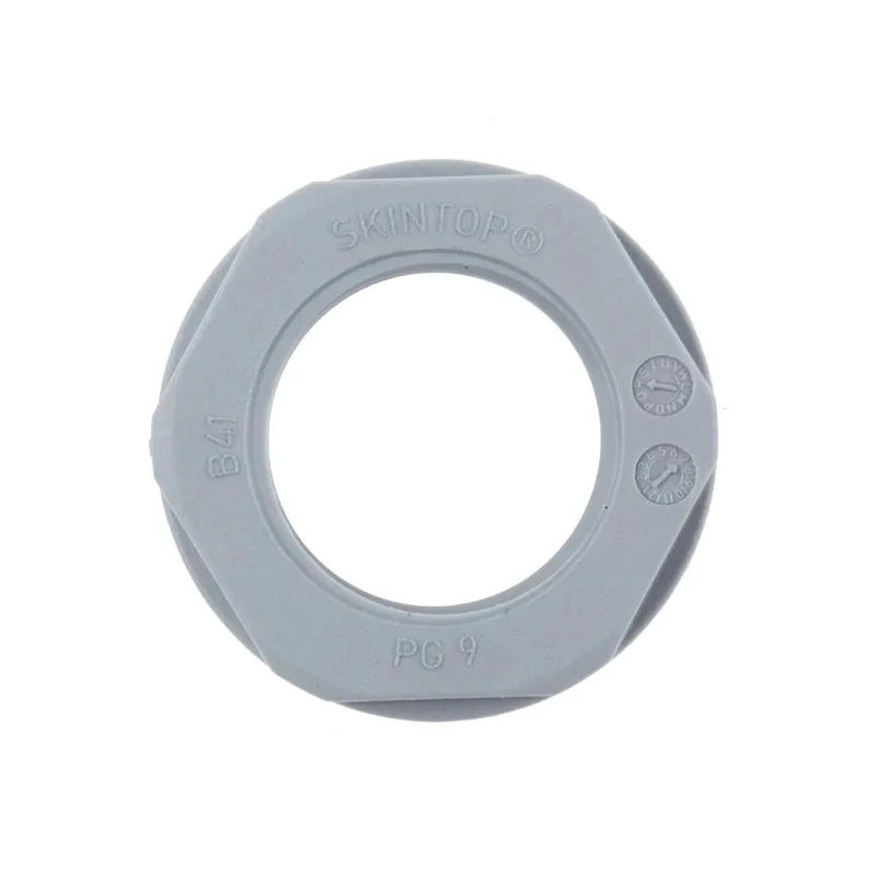 Lapp Silver Grey Fibreglass Reinforced Polyamide Cable Gland Locknut PG13.5 Thread IP68 53019010