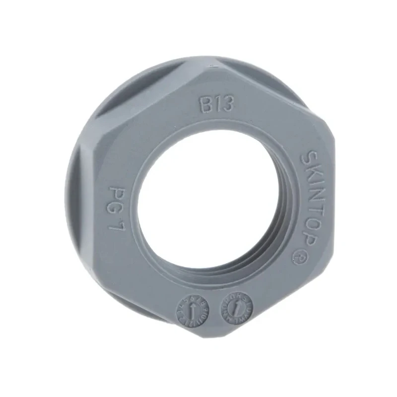 Lapp Silver Grey Fibreglass Reinforced Polyamide Cable Gland Locknut PG11 Thread IP68 53019000