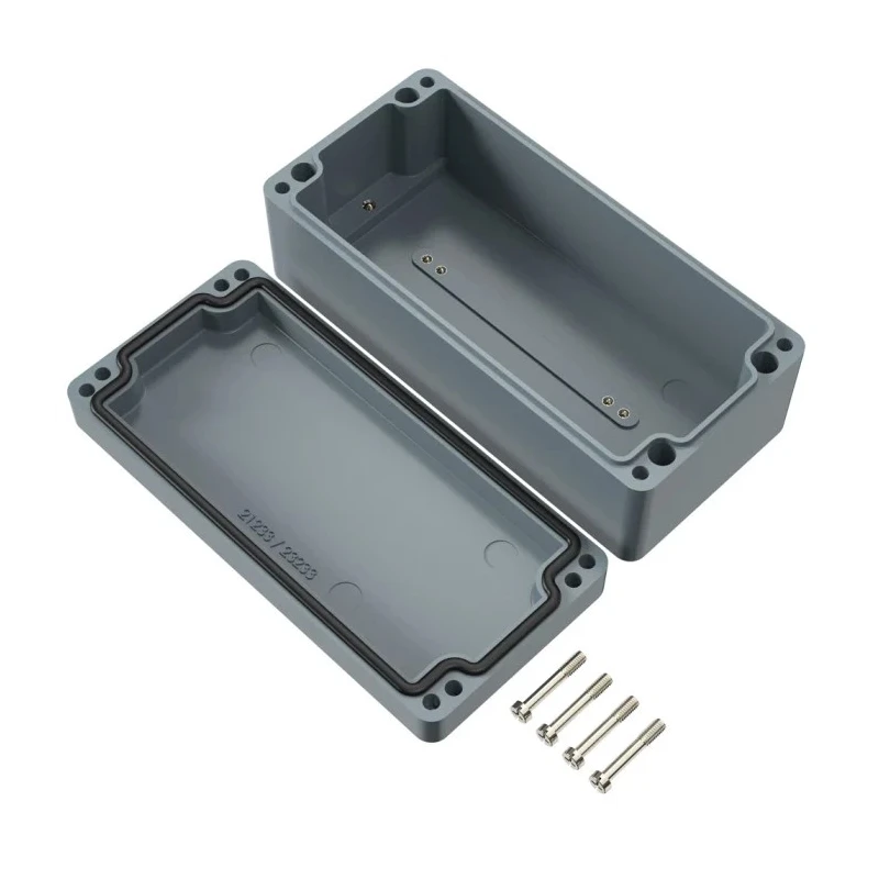 Rose Fibreglass Reinforced Polyester Enclosure Polyester Standard Series IP66 IK08 Grey Lid 160mm x 160mm x 75mm IP66