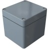 Rose Fibreglass Reinforced Thermoset Polyester Enclosure IP66 Grey Lid Graphite Body 80mm x 75mm x 80mm IP66 IK08