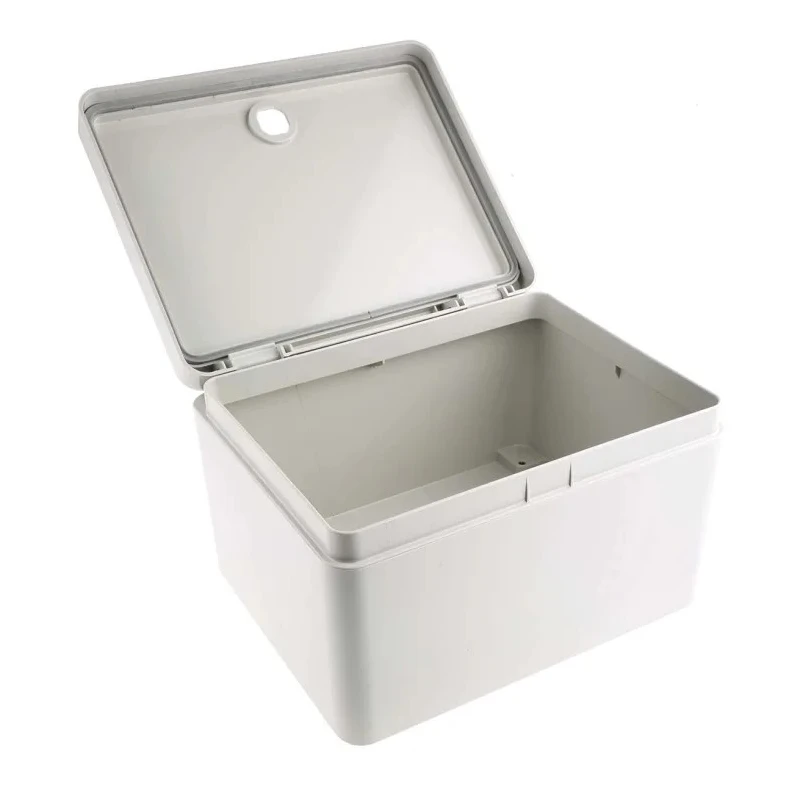 Rose Mini Polyglass Series ABS Wall Box IP65 Rated Grey 250 mm x 200 mm x 150 mm IP65