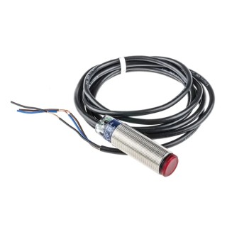 Telemecanique Sensors Through Beam Photoelectric Sensor Barrel Style 24V DC PNP Output Detection Range 120 mm to XUB0BPSNL2