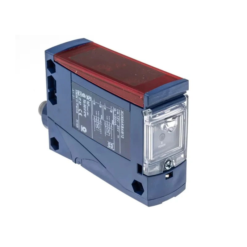 Telemecanique Sensors Polarised Retroreflective Block Photoelectric Sensor, 24V DC, 100mA, IP67, IP65, Detection XUX0AKSAM12