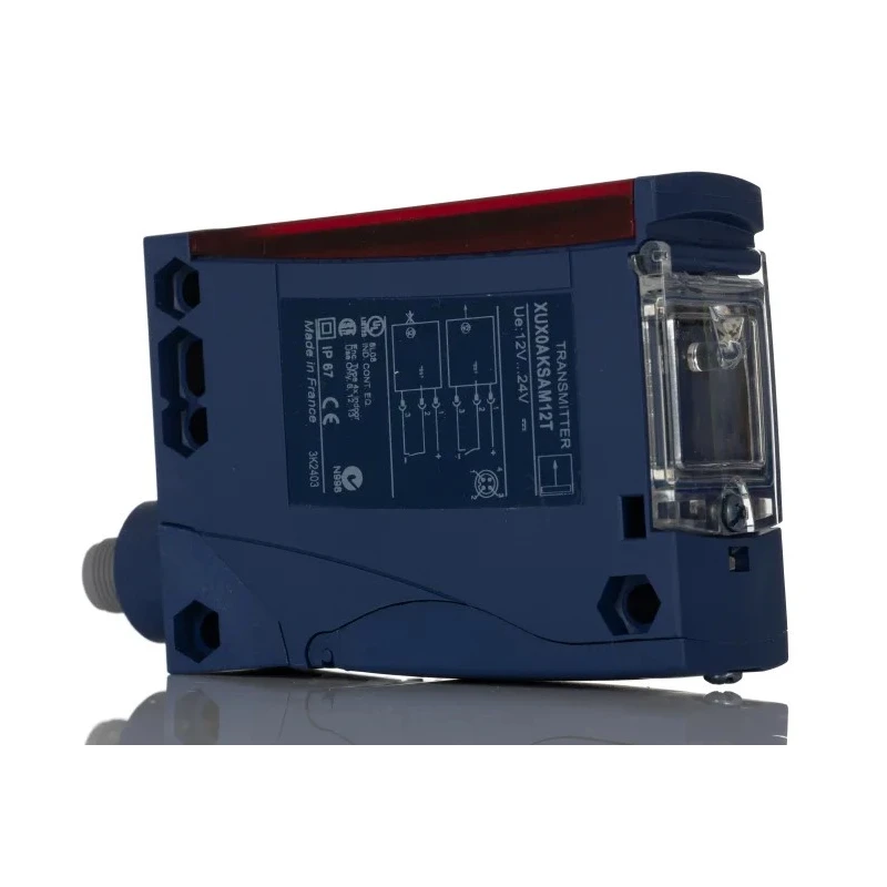Telemecanique Sensors Through Beam Photoelectric Sensor, Block Sensor, 40 m Detection Range, Infrared Light XUX0AKSAM12T