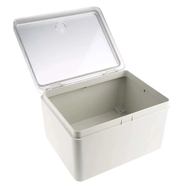 Rose Mini Polyglass Series ABS Wall Box with IP65 Transparent Door, 250 mm x 200 mm x 150 mm IP65