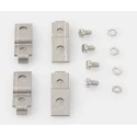Rose Steel Enclosure Accessory Mounting Bracket for Use with ABS Mini Cabinet 46mm x 16mm 100310100
