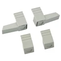 Bopla ABS Feet for Use with Ultramas Enclosures 58 mm x 17 mm x 22 mm 56012100 UM-ASK