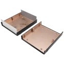 Hammond Black Flame Retardant ABS Instrument Case 51 mm Height, 154 mm Width, 179.5 mm Length 1598RCBK
