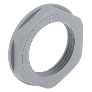 Lapp Silver Grey Fibreglass Reinforced Polyamide Cable Gland Locknut, PG29 Thread, IP68 53019040