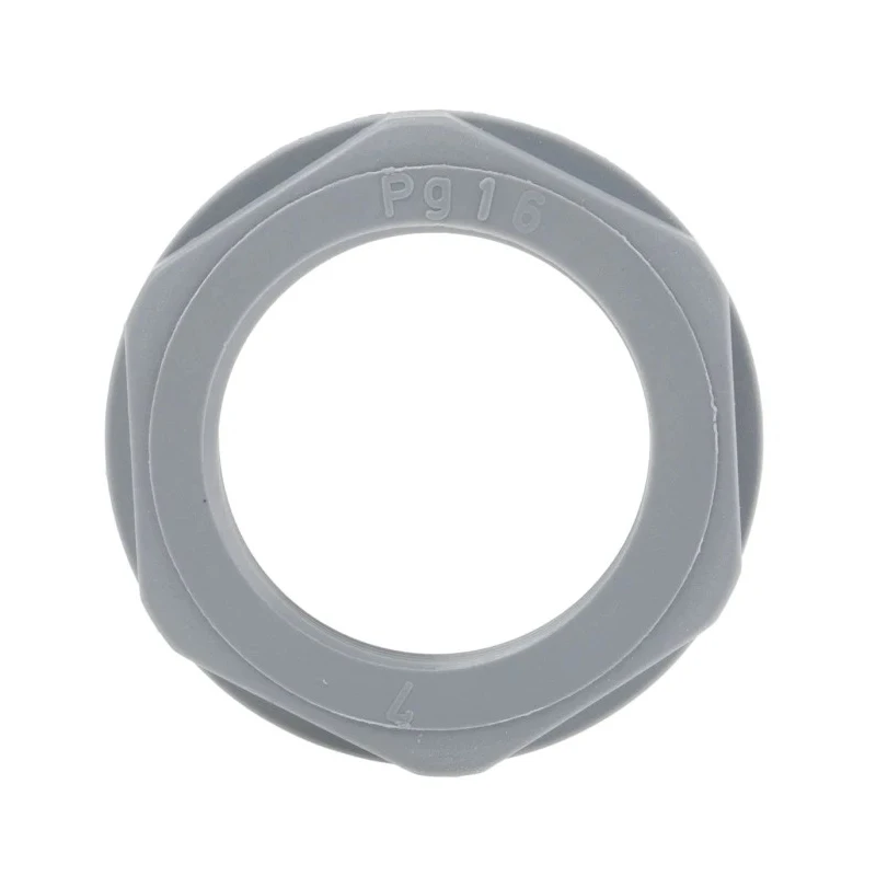 Lapp Silver Grey Fibreglass Reinforced Polyamide Cable Gland Locknut, PG29 Thread, IP68 53019040