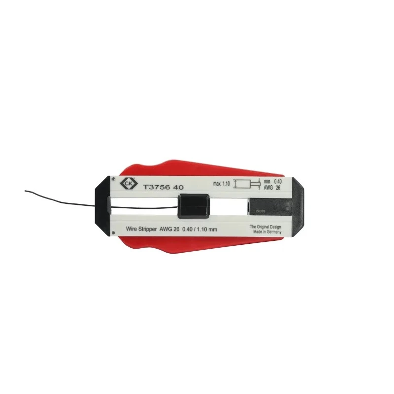CK T3756 Series Single Core Insulated Wire Stripper, 0.4 mm Stripping Range, 98 mm Overall Length T3756 40