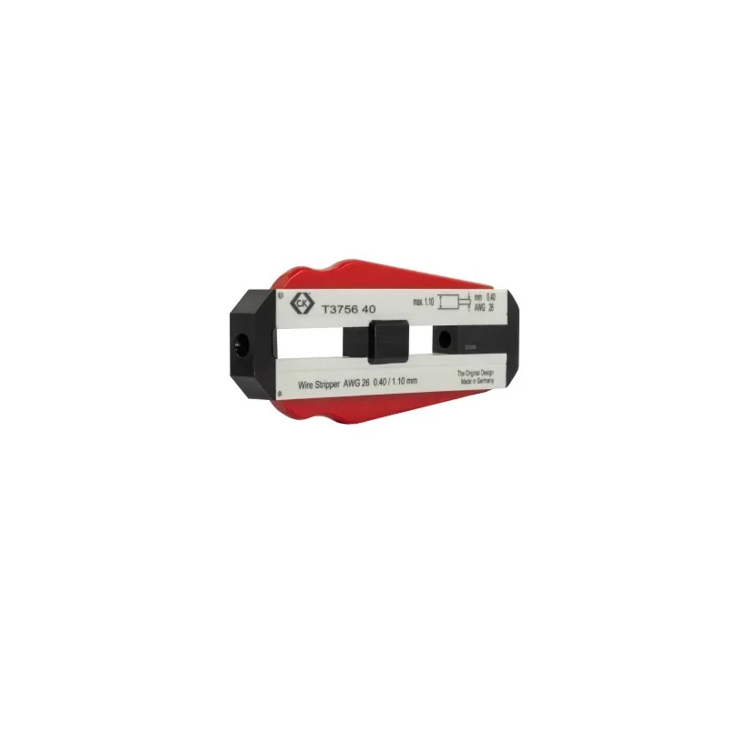 CK T3756 Series Single Core Insulated Wire Stripper, 0.4 mm Stripping Range, 98 mm Overall Length T3756 40