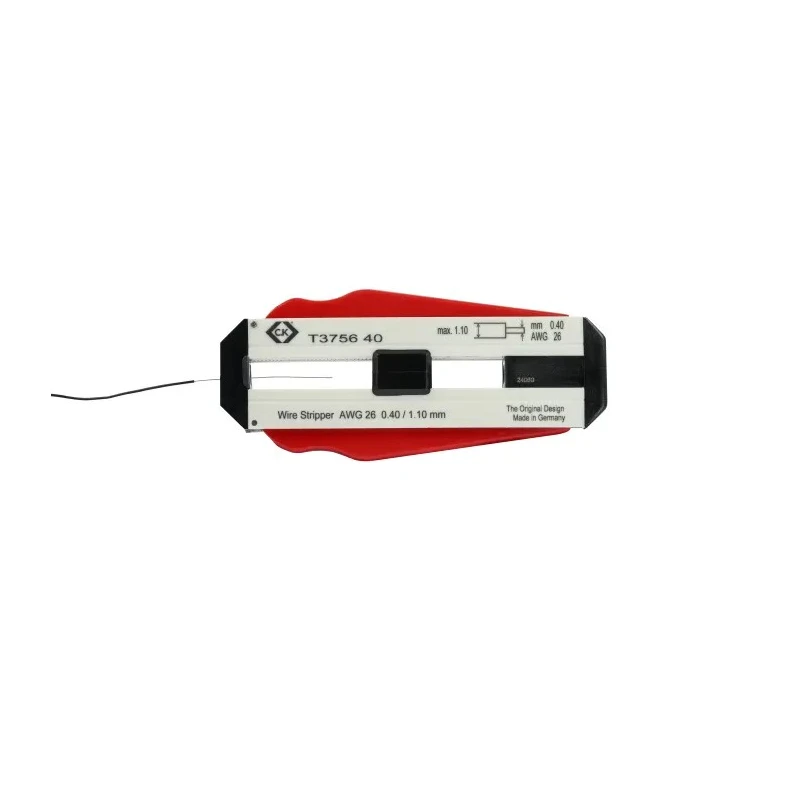 CK T3756 Series Single Core Insulated Wire Stripper, 0.4 mm Stripping Range, 98 mm Overall Length T3756 40