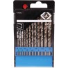 CK 13-Piece Multi-Material HSS Twist Drill Bit Set 1.5-6.5 mm Diameter T3102
