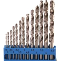 CK 13-Piece Multi-Material HSS Twist Drill Bit Set 1.5-6.5 mm Diameter T3102
