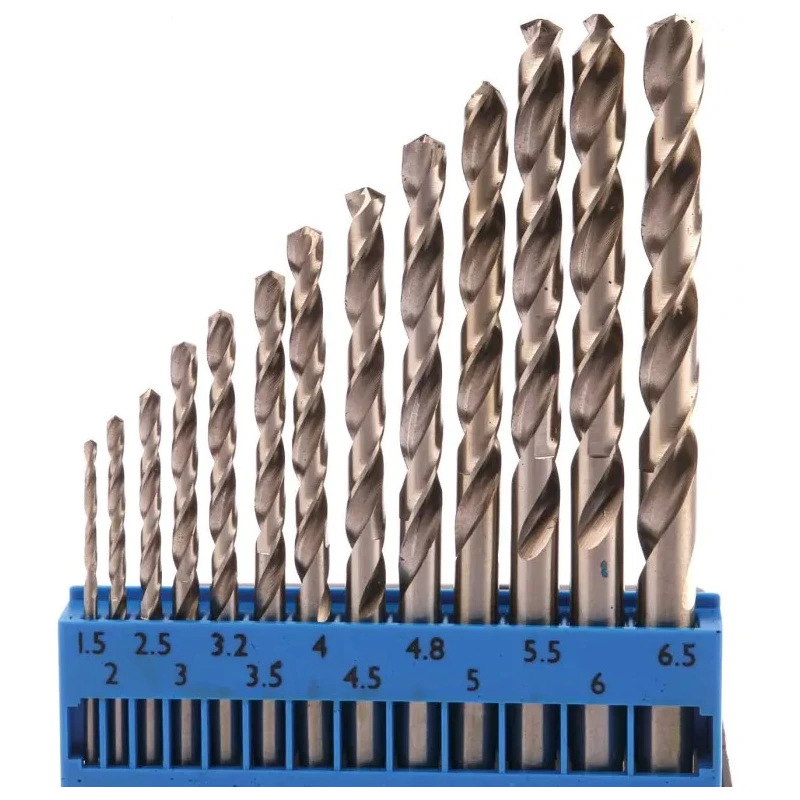 CK 13-Piece Multi-Material HSS Twist Drill Bit Set 1.5-6.5 mm Diameter T3102