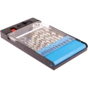 CK 13-Piece Multi-Material HSS Twist Drill Bit Set 1.5-6.5 mm Diameter T3102