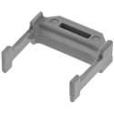 3M Strain Relief Clip for 3000 Series Ribbon Cable Connectors Glass Filled Polyester Grey 3448-3010