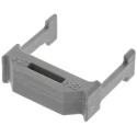 3M Strain Relief Clip for 3000 Series Ribbon Cable Connectors Glass Filled Polyester Grey 3448-3010