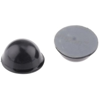 3M Hemispherical Polyurethane Self-Adhesive Feet, 19 mm Diameter, 9.6 mm Width x 9.6 mm Length SJ 5017 BLACK