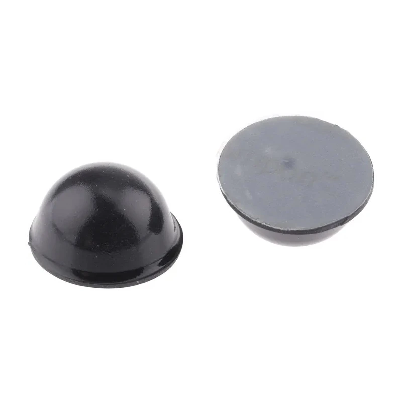 3M Hemispherical Polyurethane Self-Adhesive Feet, 19 mm Diameter, 9.6 mm Width x 9.6 mm Length SJ 5017 BLACK