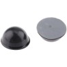 3M Hemispherical Polyurethane Self-Adhesive Feet, 19 mm Diameter, 9.6 mm Width x 9.6 mm Length SJ 5017 BLACK