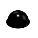 3M Hemispherical Polyurethane Self-Adhesive Feet, 19 mm Diameter, 9.6 mm Width x 9.6 mm Length SJ 5017 BLACK