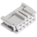 3M 10-Way IDC Connector Female for Cable 2 Row, 1A Current, 2.54mm Pitch, Shrouded, Right Angle 3473-6600