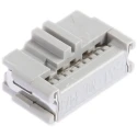 3M 10-Way IDC Connector Female for Cable 2 Row, 1A Current, 2.54mm Pitch, Shrouded, Right Angle 3473-6600