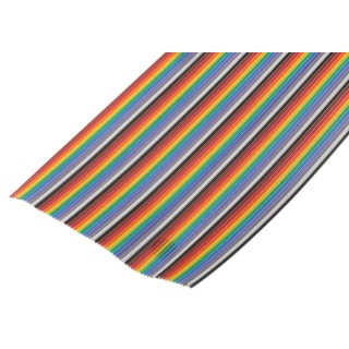 3M 3302 Series Ribbon Cable, Ribbon Type, 1.27 mm Pitch, 60 Conductors, 30 m Length, 300V, Tin Copper Wire 3302-60 100FT
