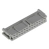 3M 26-Way IDC Connector Female for Cable, 2 Row, 1A Current, 2.54mm Pitch, Right Angle, Gold over Nickel Plating 3399-6600
