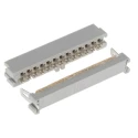 3M 26-Way IDC Connector Female for Cable, 2 Row, 1A Current, 2.54mm Pitch, Right Angle, Gold over Nickel Plating 3399-6600