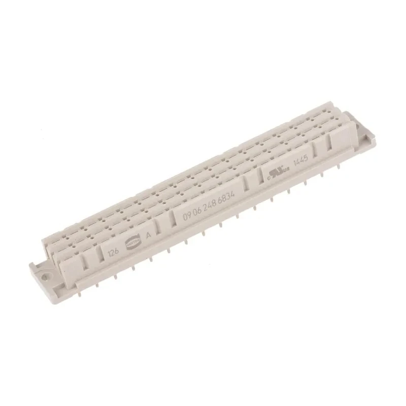 HARTING DIN 41612 48 Way 5.08 mm Pitch Through Hole Type F Solder 3 Row Female Straight Connector 09062486834